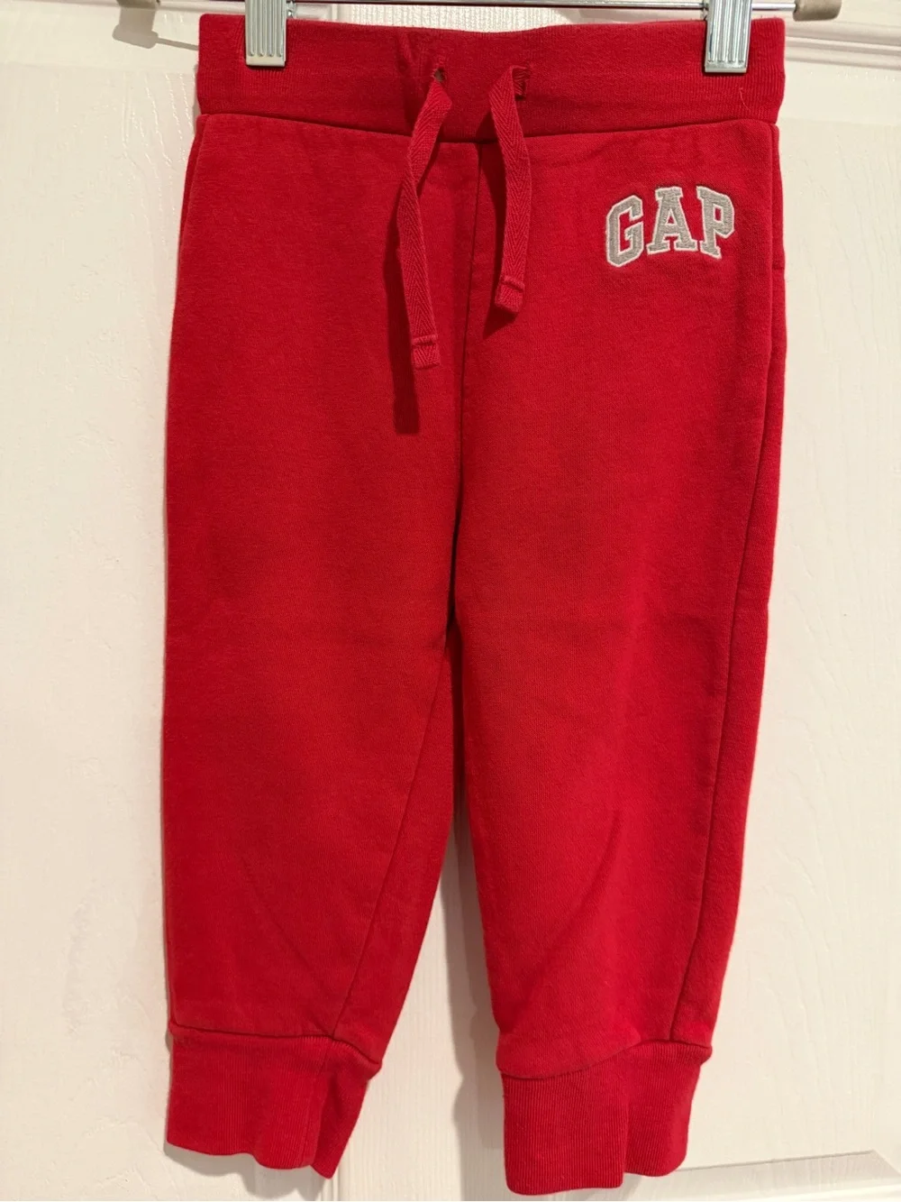 Baby Gap Toddler Red Fleece Hoodie Jogger Sweatpants Set 2 Years 2 Piece Outfit